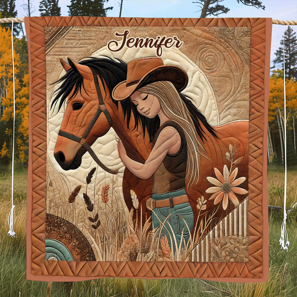 Horse Lovers Personalized Horse Blanket, Gift For Horse Lover